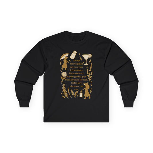 Always throw spilled salt... Practical Magic inspired - Long Sleeve